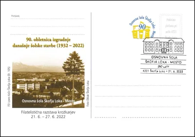 90 LET OSNOVNE ŠOLE ŠKOFJA LOKA - MESTO 1932 - 2022